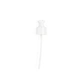 White reusable plastic pump on a white background
