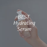 BEST Hydrating Serum' against a gray background