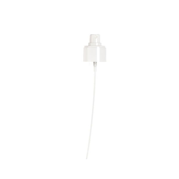 White spray nozzle on a white background