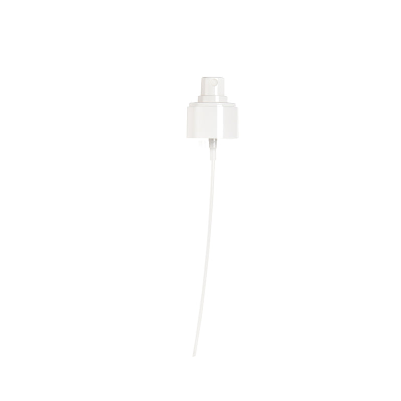 White spray nozzle on a white background